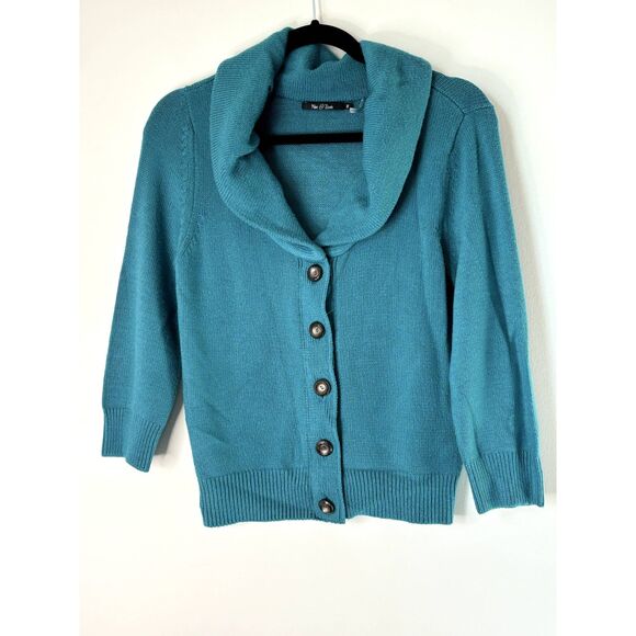 Nic + Zoe Classic Sweater Cardigan Modal Blend Size Small-Medium EUC G116 - Picture 1 of 14